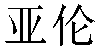 Chinese Name Aaron