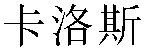 Chinese Name Carlos