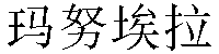 Chinese Name Manuela