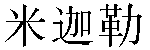 Chinese Name Miguel