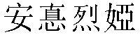Traditional Chinese Name Andrea