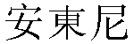 Traditional Chinese Name Anthony 