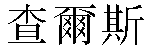Traditional Chinese Name Charles 1