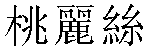 Traditional Chinese Name Doris