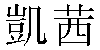 Traditional Chinese Name Kathy