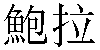 Traditional Chinese Name Paula 